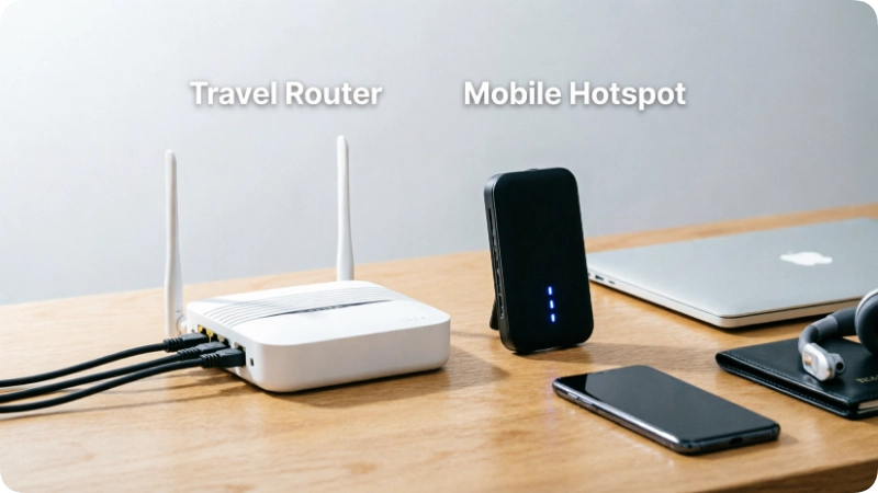 travel router vs moblie hotspot